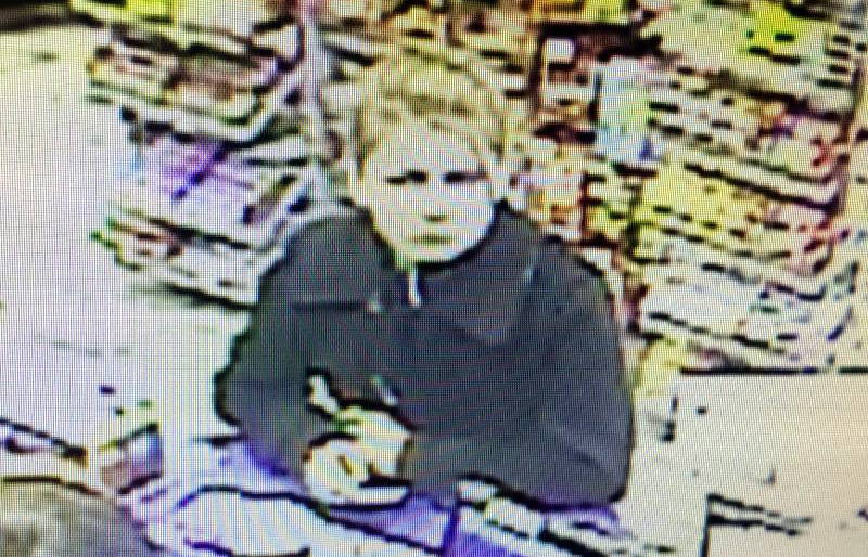 In this Feb. 3, 2016 image from security camera footage, Grenville County O.P.P. are seeking this woman in connection to the theft of gas from a station in Prescott. (O.P.P. via Newswatch Group)